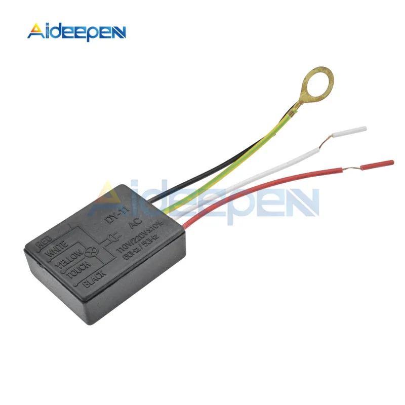 AC 220V 1 способ/3 Way сенсорный Управление Сенсор сенсорный выключатель настольная лампа светильник Запчасти переключатель ремонтный для светильник лампы энергосберегающие лампы - Цвет: 3Way