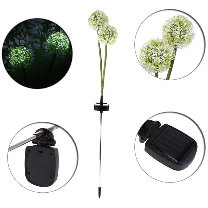 LumiParty светодиодный светильник одуванчика с солнечной батареей декоративный для