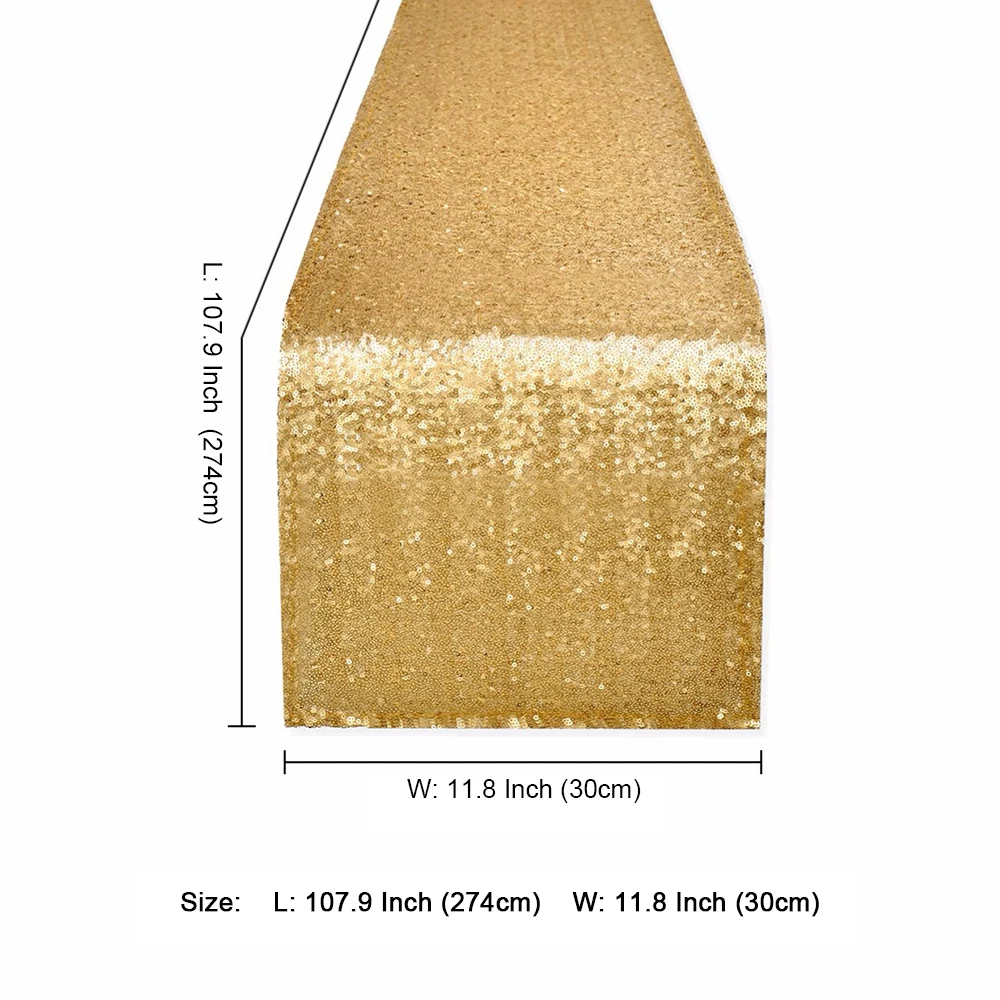 Роскошная скатерть из розового золота с блестками для свадьбы украшение дома