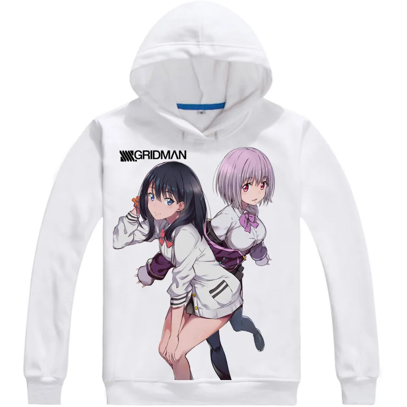 Rikka Takarada Shinjo Akane Denkou Choujin Gridman толстовки SSSS. GRIDMAN Мужская толстовка уличная аниме-толстовка с длинным капюшоном
