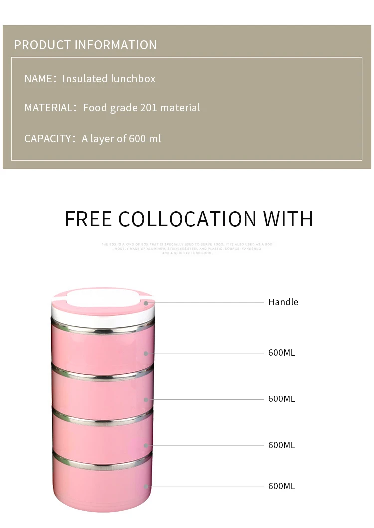 Portable Lunch Box Bento Box Stainless Insulation Lunchbox Kid Food Thermal Container Picnic Leak-Proof Case Snack Box