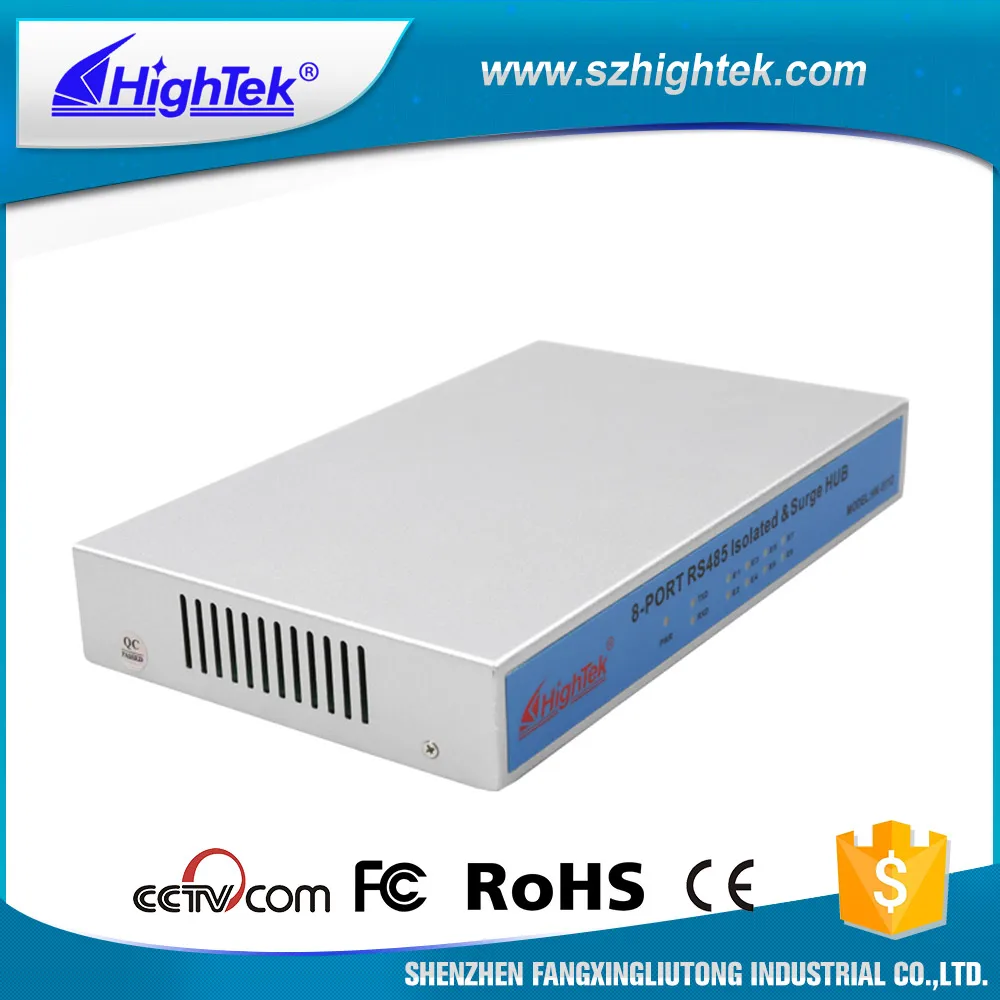 Hightek hk 5112 промышленных Класс 1 Порты и разъёмы RS232/485 до 8 RS485 HUB каждый с Оптическая