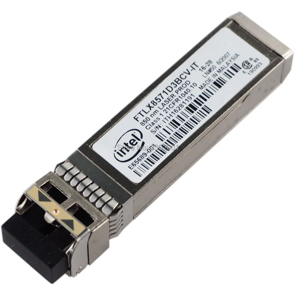 Фанми FTLX8571D3BCV-IT E65689-001 для программирования в производственных условиях+ приемопередающее устройство для X520-DA2/SR2 E10GSFPSR 850nm 300m