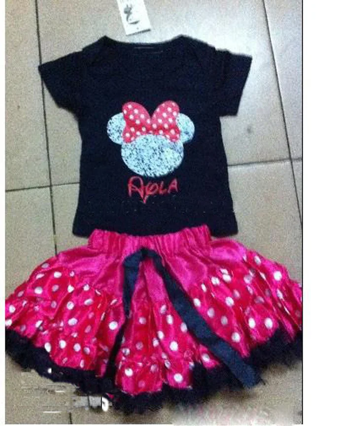 2015 девушка комплект одежды горячая распродажа летом малыша мультфильм письма