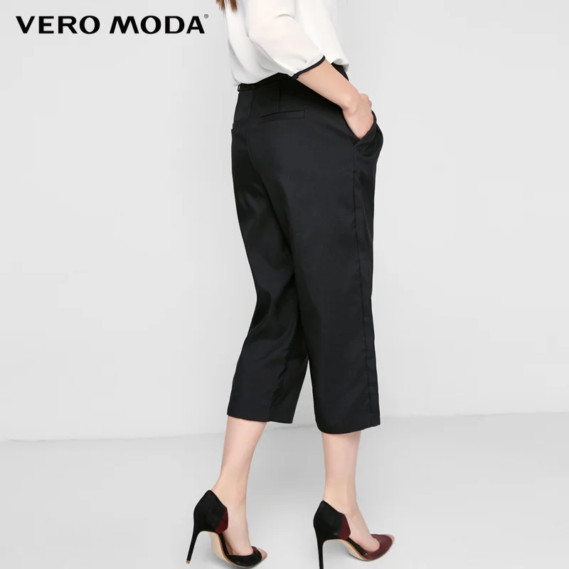 VEROMODA Марка 2018 Новинка женские штаны полиэстер 100% плиссированный дизайн в талии