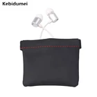 Kebidumei, новейшие аксессуары для наушников, Портативная сумка для хранения наушников наушники из искусственной кожи, защитный чехол для кабеля