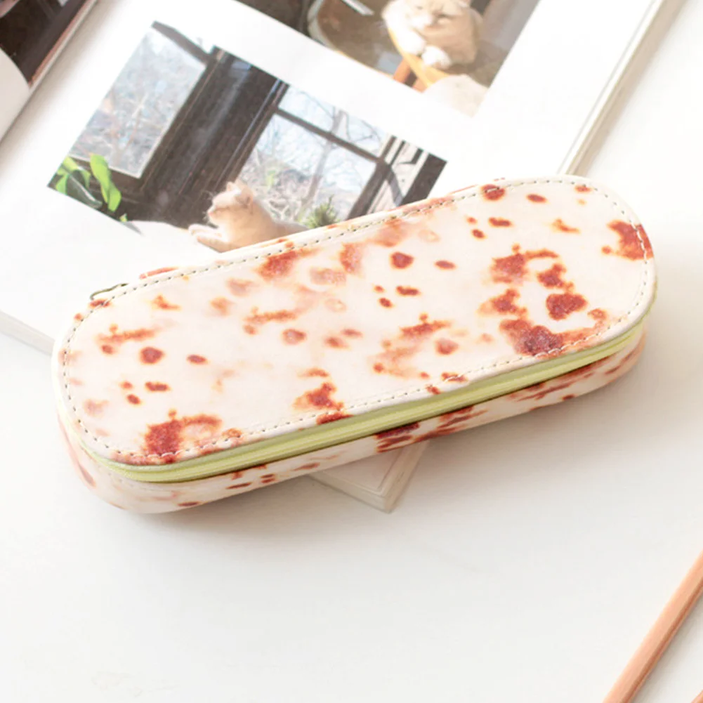 Легкий пенал для хранения имитация еды искусственная кожа цветочный бумажник
