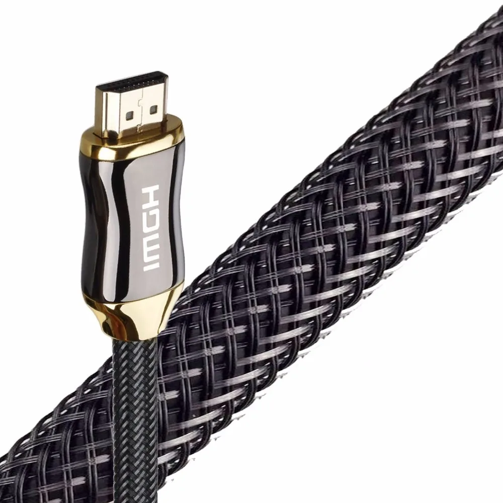Кабель HDMI LNYUELEC кабель 2 0 4k 3D 60FPS для HD TV LCD ноутбуков PS3 компьютера 50 см/1 м/2 м/3 м/5 м/10