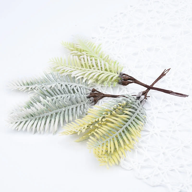 Искусственная пластиковая водяная трава 6 шт. рождественские цветы венок для