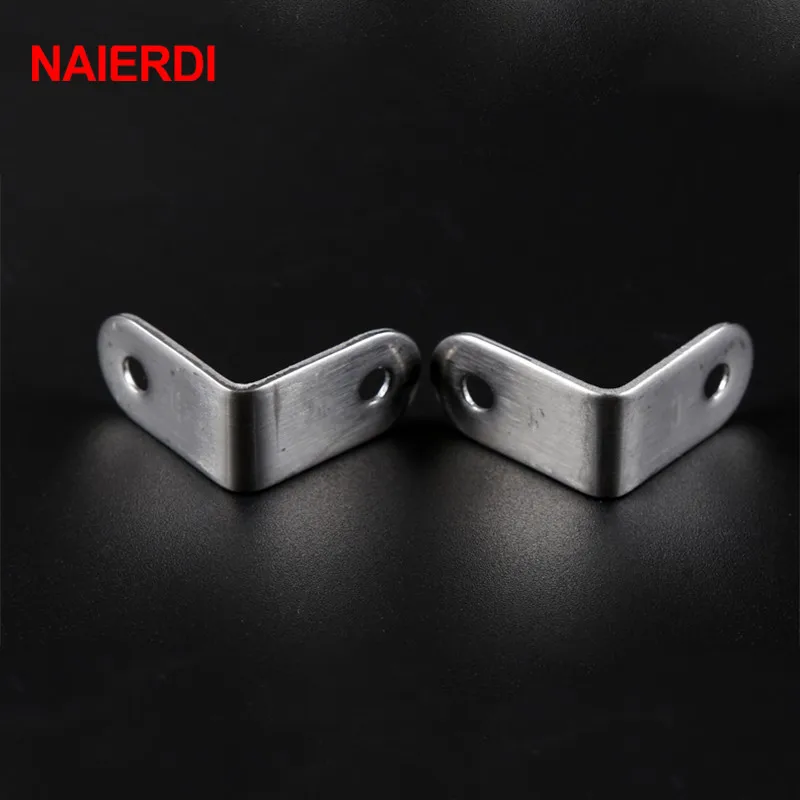 Угловой Кронштейн NAIERDI из нержавеющей стали 2 шт. 30x30x16 мм|brackets braces|bracket supportfurniture