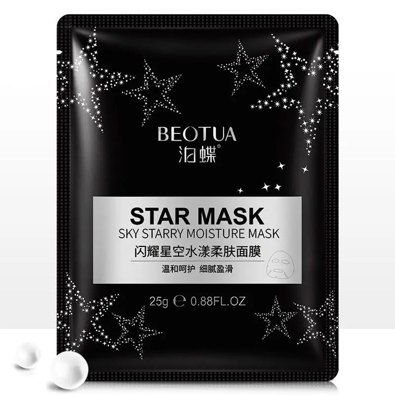 100 шт. BEOTUA Shining Star воды гель Смягчающая маска Увлажняющий крем для очищения пор