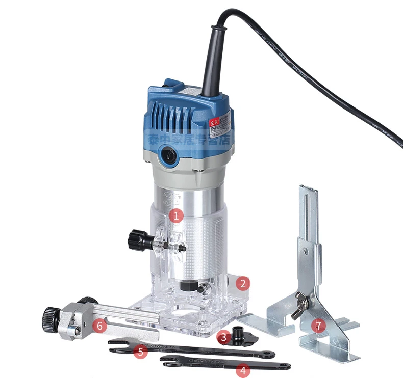 Триммер 1/4 дюйма. Электрический триммер для деревообработки 6 35 мм 550 Вт.