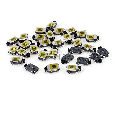 30 шт. 6x4x2 мм 4 контактный SPST кнопка с самовозвратом мини SMD SMT тактильный