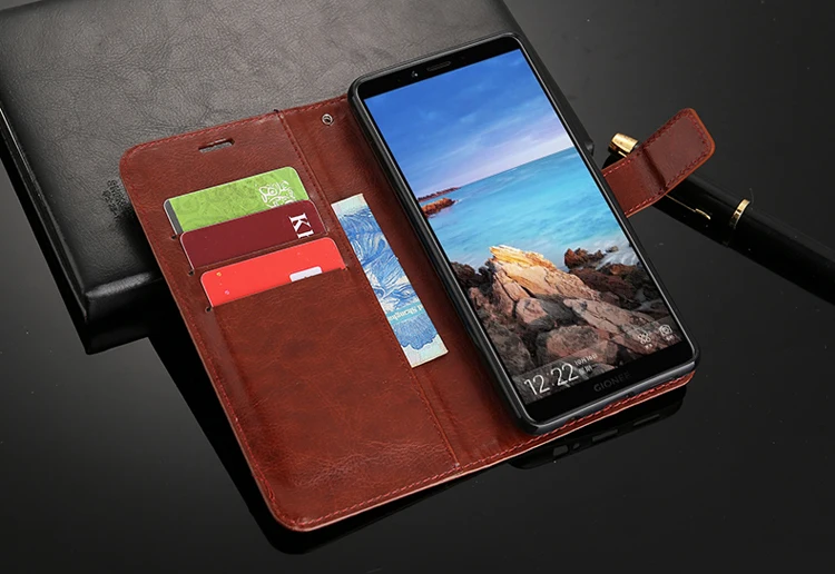 Роскошный флип Кошелек из искусственной кожи чехол для Highscreen Power Five Max 5 дюймов с