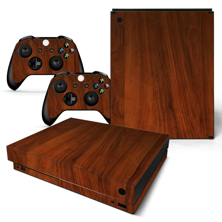 Дерево персонализированные кожи Обложка обёрточная бумага для Xbox One X виниловая наклейка аксессуары наклейки