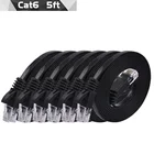 10 упаковок 0,5 м кабель CAT6 плоский UTP Ethernet сетевой кабель RJ45 патч LAN кабель