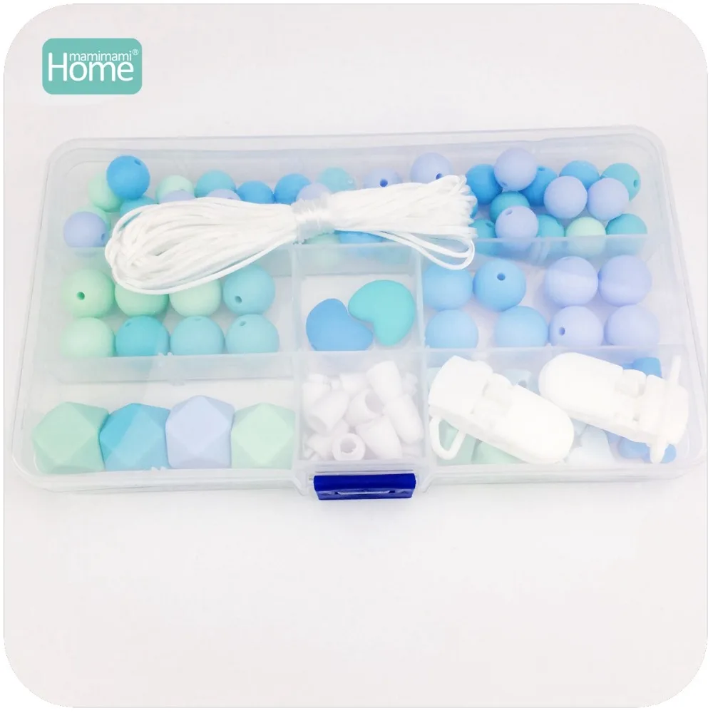 MamimamiHome/Детские аксессуары, игрушки для коляски, 2 комплекта, сделай сам, ремесло, ожерелье для кормления, ручная работа, соска, клипса, прорезывание зубов, ювелирная погремушка