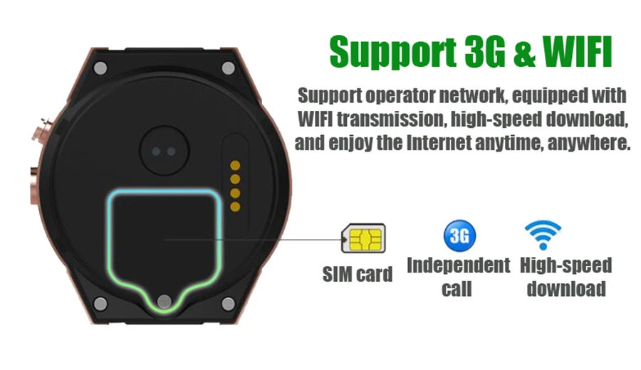 Android KW88 1,39 дюймовый экран высокой четкости wifi 3g gps MTK6580 Четырехъядерный 4G+ 512 M сердечного ритма Bluetooth спортивные Смарт-часы