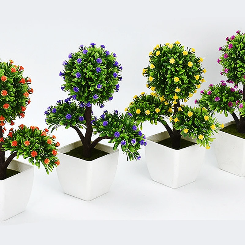 Искусственные растения бонсай ваза имитация сосны Мода дом Свадьба Сад