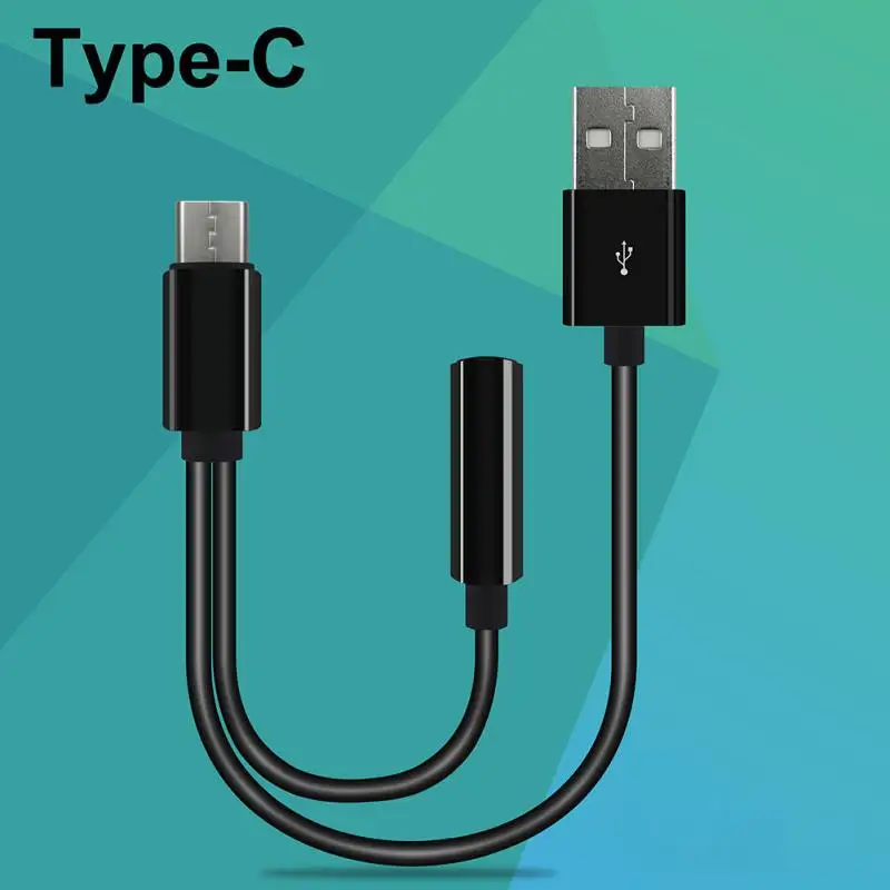 2 в 1 USB Type-C (папа) + 3 5 мм разъем для наушников и зарядный порт зарядки прослушивания