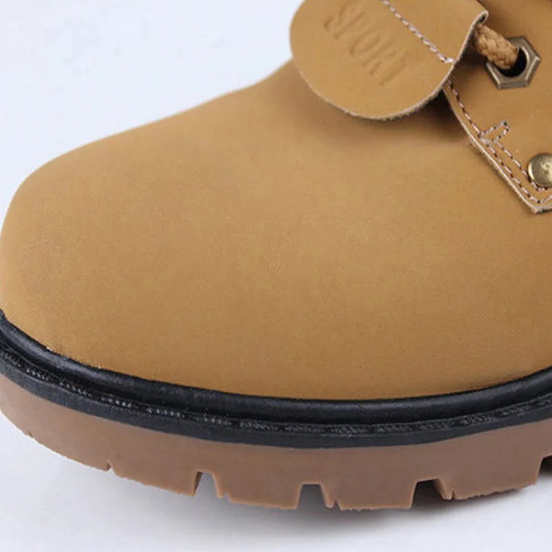 

Men boots 2019 fashion keep warm winter boots men PU leather wear resisting casual snow boots men working fashion men shoes822