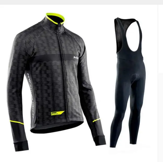2019 Por T NW Northwave Велоспорт Комплект Майо Ropa Ciclismo гель комбинезон с длинным рукавом