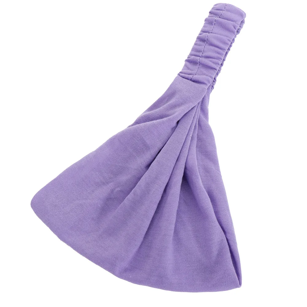 style 2 purple HOOH прочная эластичная широкая лента для волос для женщин, девушек, модная повязка на голову, банданы, головные уборы, эластичная лента для волос, аксессуары для волос - Цвет: style 2 purple