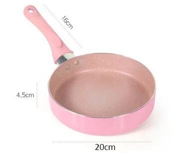 6 inch pink 6 дюймов/8 дюймов сковорода Nougat Снежинка хрустящий горшок кастрюля выпечка поварёшка индукционная плита электрическая керамическая плита - Цвет: 6 inch pink