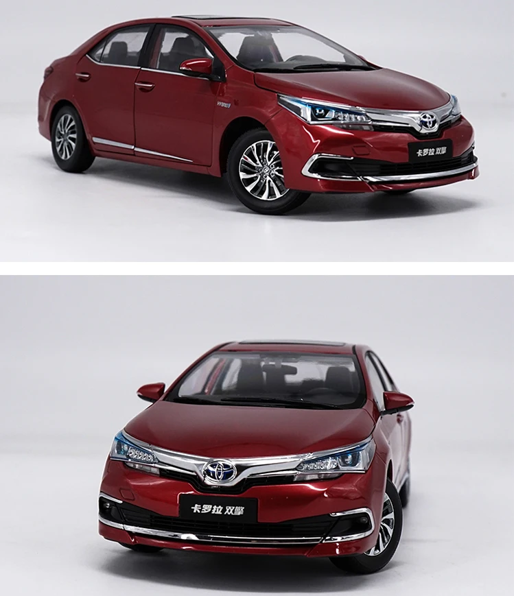 1:18 Toyota Corolla Hybrid Premium литая под давлением Модель автомобиля игрушки для детей рождественские подарки коллекция оригинальная коробка
