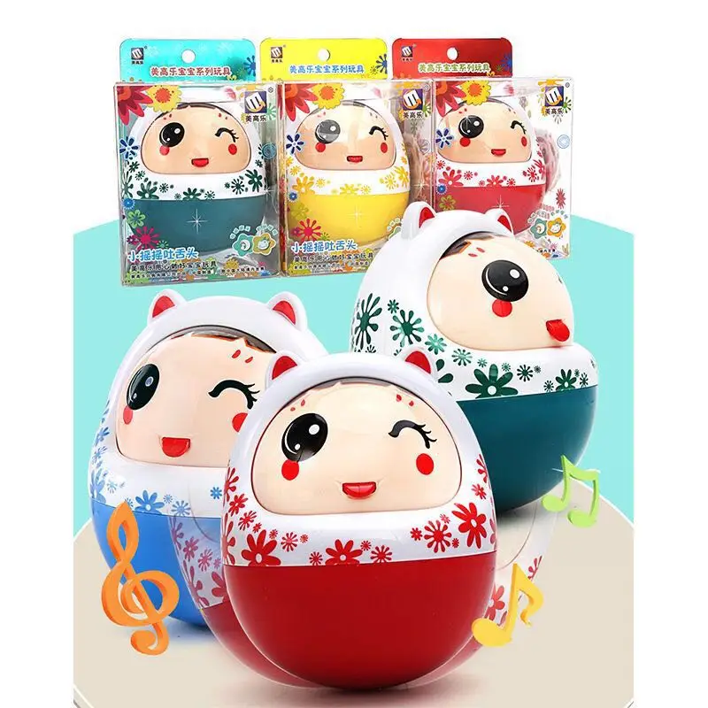 Мини-размер креативные игрушки маленькая кукла-стакан с музыкой милый