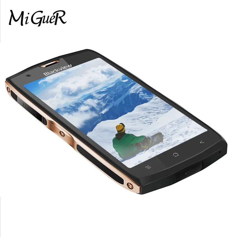 Blackview BV7000 5 0 ''HD IP68 водонепроницаемый мобильный телефон 3500 мАч Android 7 MT6737T
