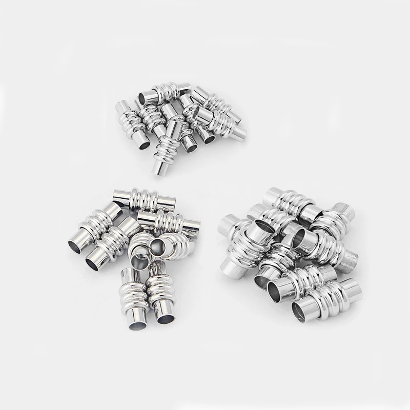 5 комплектов прочная магнитная застежка подходит для 4/5/6 мм круглый кожаный шнур