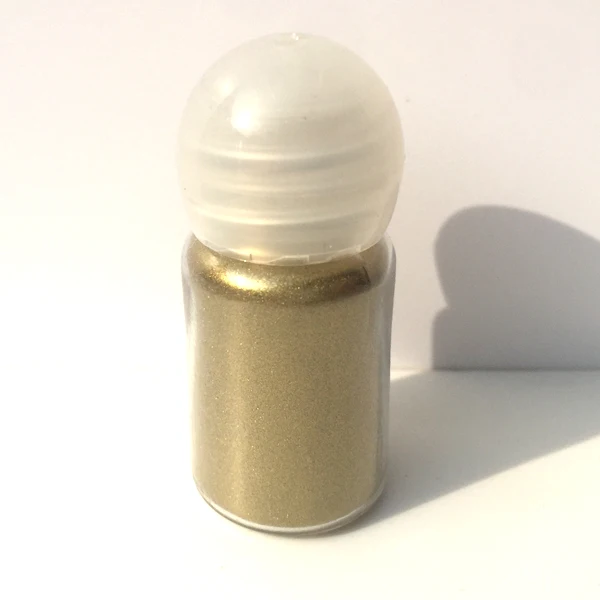 light gold DIY порошок для тиснения Металлизированные краски глянцевый золотистый Серебристый 10 мл украшения для скрапбукинга - Цвет: light gold