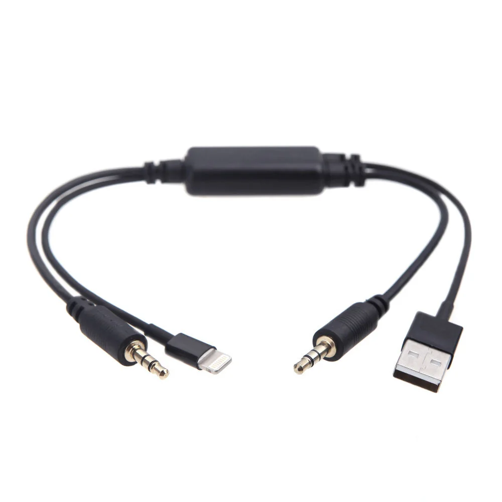 Lonleap качество автомобиля Авто USB 3 5 мм AUX адаптер музыкальный интерфейс кабель для