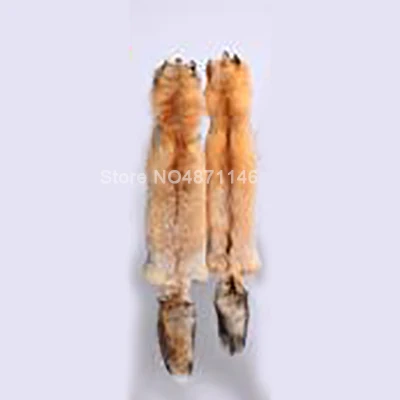 Random Red fox Зимний женский мужской шарф из натурального Лисьего меха, шарфы из натурального Лисьего меха 120-180 см, модное пальто, свитер, шарфы, воротник, шея, пашмиана - Цвет: Random Red fox