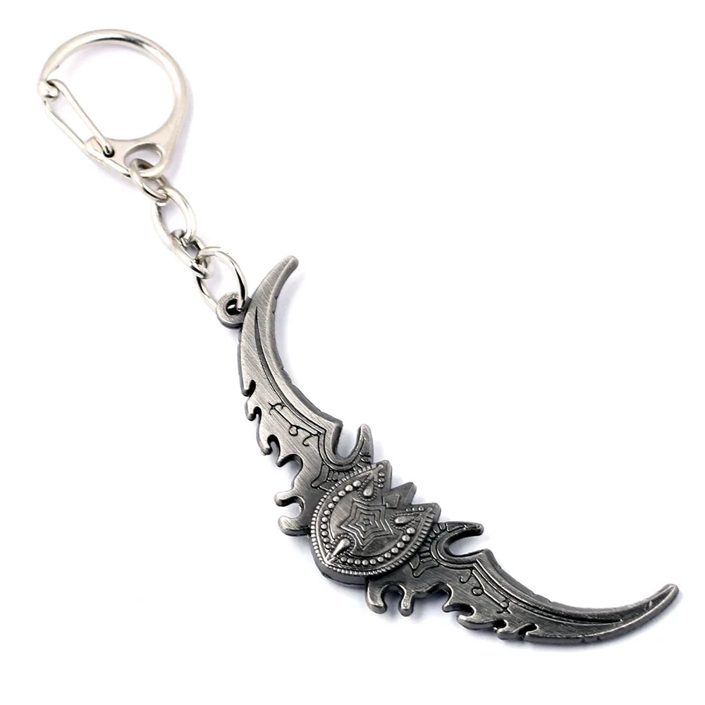 Популярная игра FPS 6 см модель оружия World of Warcraft Ax брелок для ключей Axesmithing меч