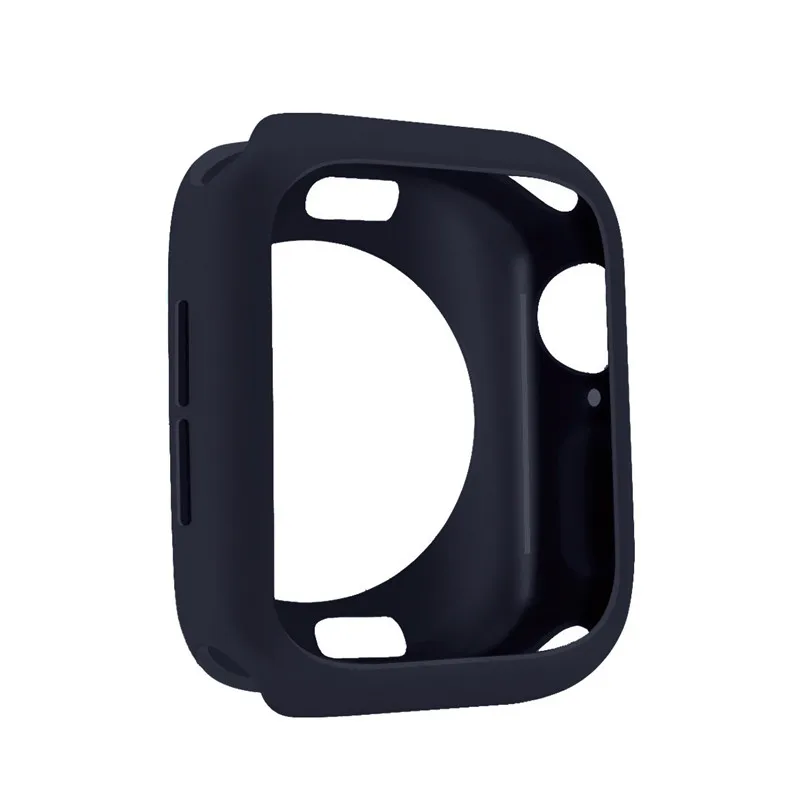 Мягкий силиконовый ремешок для наручных часов Apple Watch полос 4/3/2/1 Спортивный браслета из нержавеющей стали смарт-браслет для наручных часов iwatch, 44/42/40/38 мм аксессуары ремень