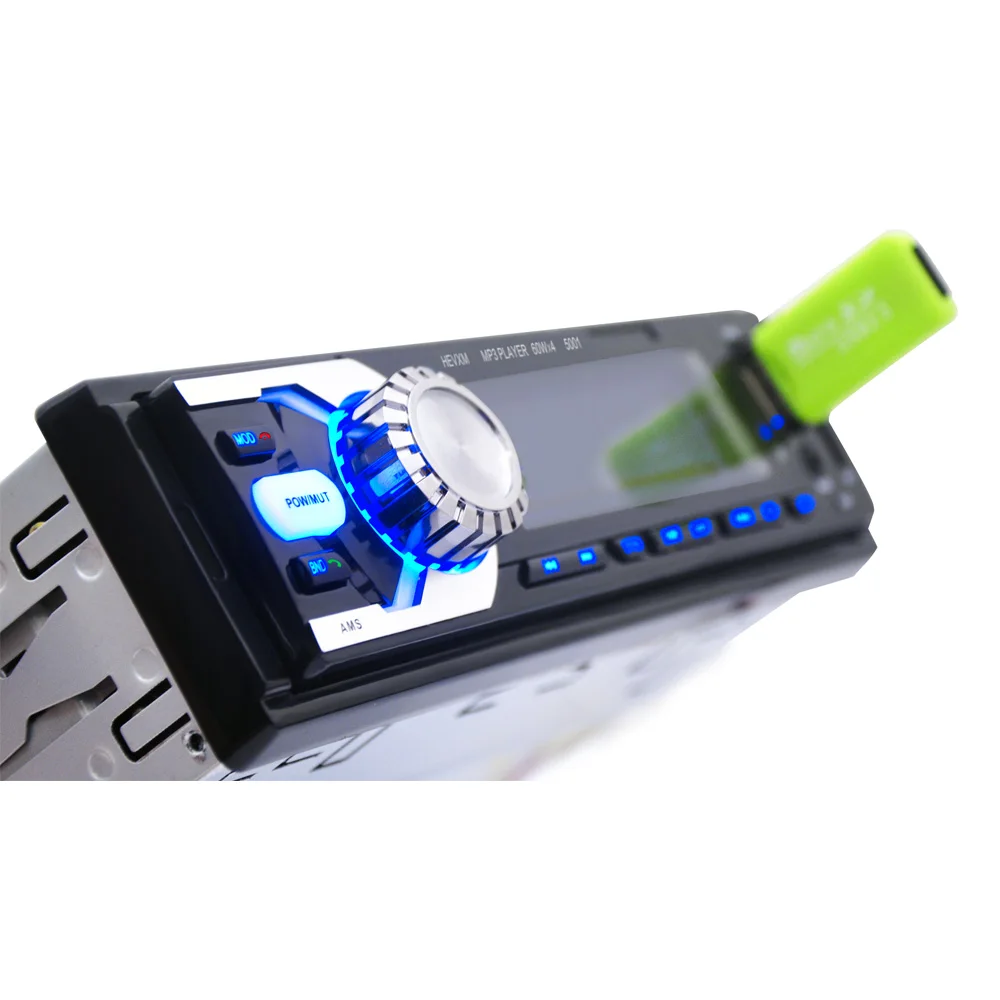 Автомобильное радио с стерео mp3 плеером Bluetooth AUX IN для телефона MP3 FM USB 1 Din пульт