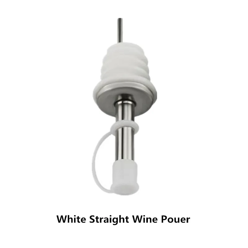 White Straight Type 1 шт. разливщик красного вина из нержавеющей стали с колпачком для пива, бутылки для шампанского, разливные инструменты для кухни, 4 вида - Цвет: White Straight Type