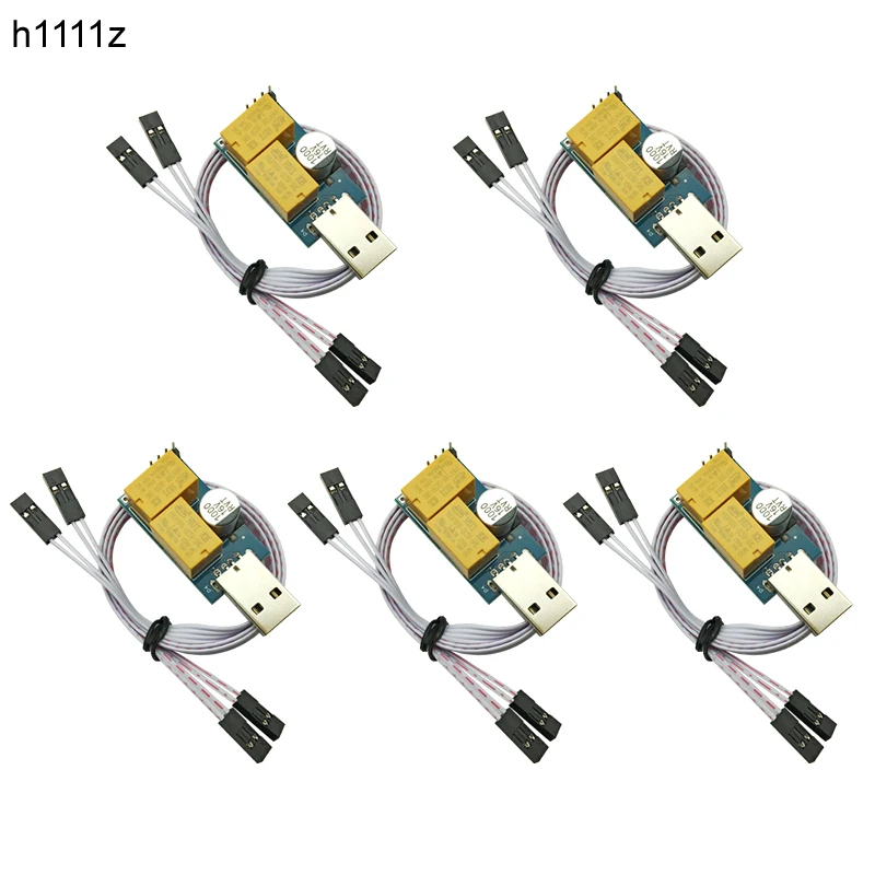 5 шт. двойное реле USB Сторожевая карта без подключения автоматический перезапуск