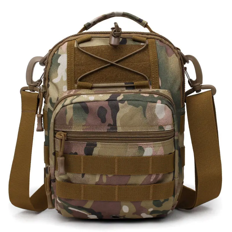 CP camouflage Спортивная тактическая нагрудная сумка для отдыха на открытом воздухе, военная сумка на одно плечо, походный рюкзак для альпинизма, многофункциональный XA203WA - Цвет: CP camouflage
