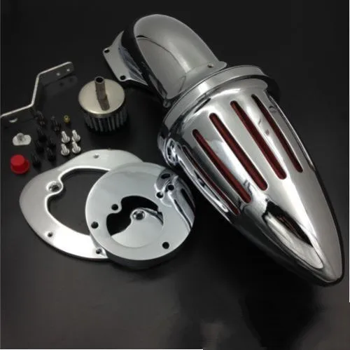 Motorcycle Chrome Air Cleaner Intake Filter Kit For Honda VTX 1300 VTX1300 All Years | Автомобили и мотоциклы
