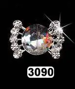 3090(10pcs) 10 шт/партия разных форм ногтей Стразы драгоценные камни 3D Советы Дизайн ногтей украшения со стразами Маникюр украшения для ногтей 3074-3093 - Цвет: 3090(10pcs)