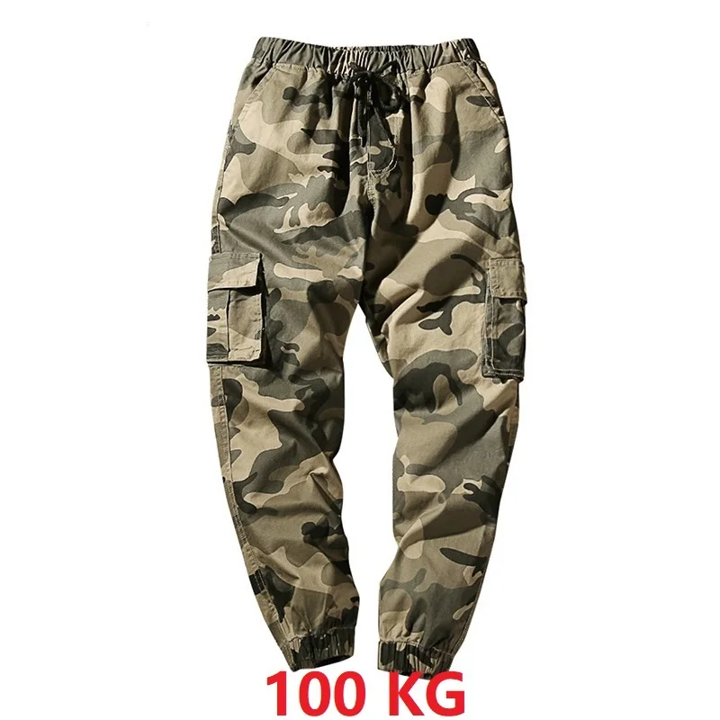 Мужские брюки-карандаш 5XL 6XL военные камуфляжные брюки до щиколотки большой