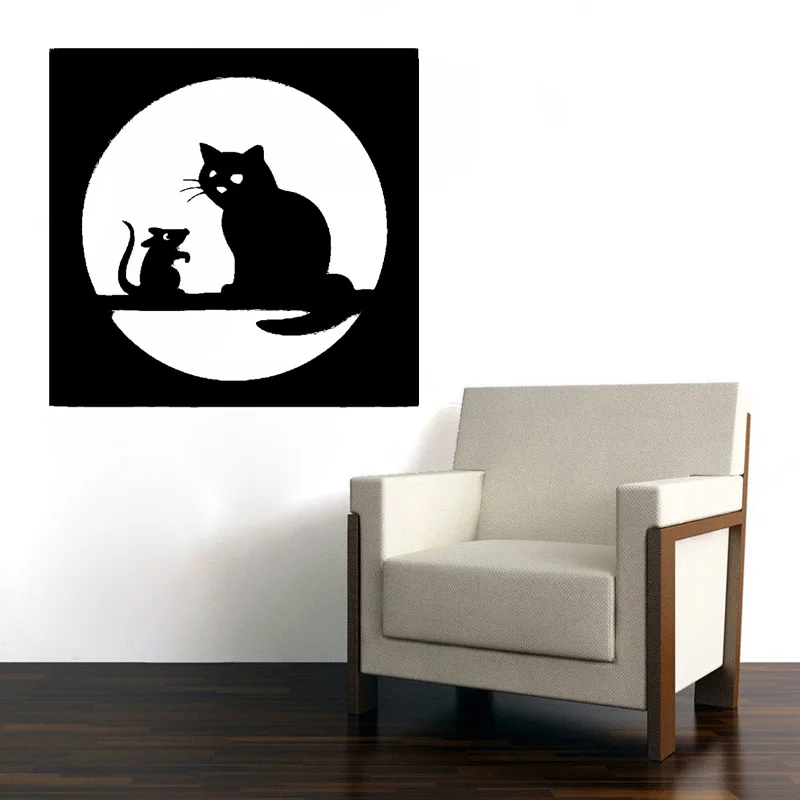 YOJA 55 см * 52 2 Мультяшные Модные животные кошка для детской комнаты Настенные