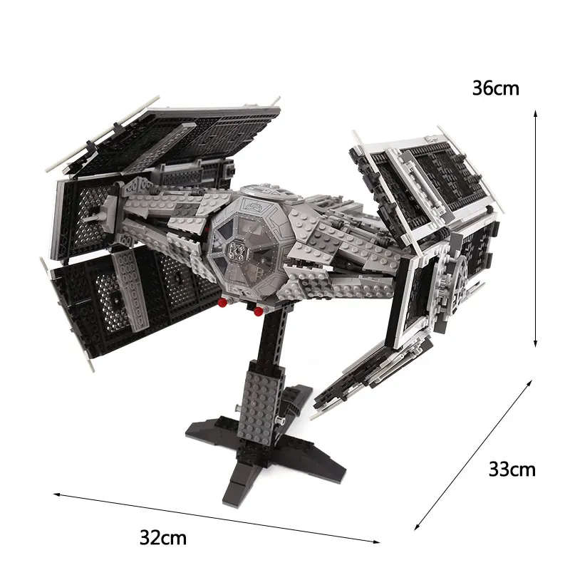 DHL 05055 Звездные серии The Wars Rogue TIE One USC Вейдер продвинутый боец Строительные блоки