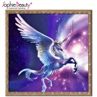 Набор для алмазной мозаики, Набор для вышивки крестиком 5D с единорогом, с полным покрытием