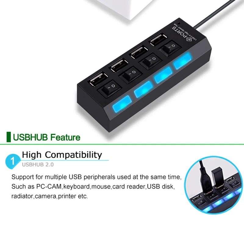 4/5-портовое зарядное устройство с несколькими USB-портами | Электроника