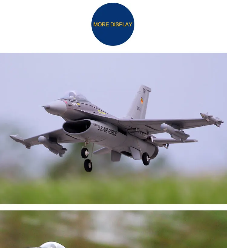 Радиоуправляемый самолет FMS 64 мм F16 F-16 V2 Vigilantes воздуховод вентилятор EDF Jet серый масштаб Warbird модель истребителя Хобби самолет Avion PNP
