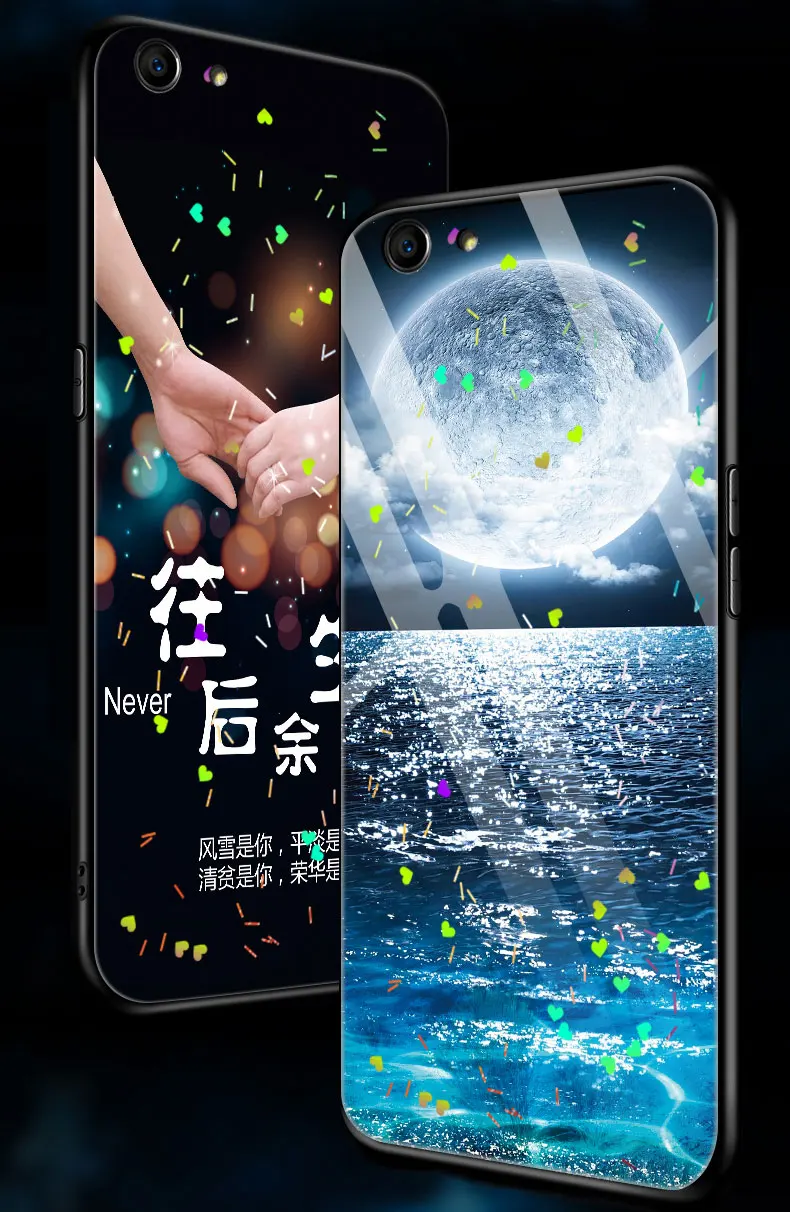 Для OPPO A83 чехол для крышки корпуса роскошный гибридный Смола Раскрашенная